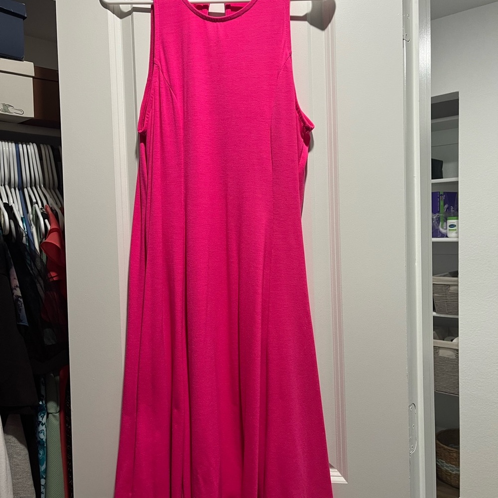 Torrid Vibrant Pink Trapeze Dress